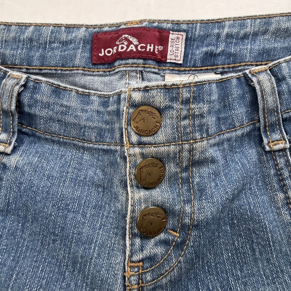 Jordache Y2K Bootcut Jeans Low Rise Stretch Denim 90s Flare Size 7/8 - Picture 5 of 10
